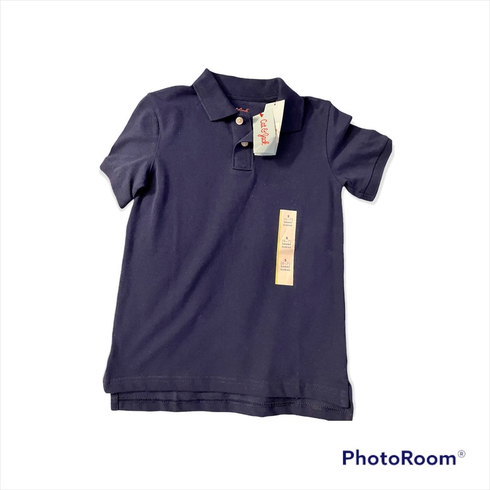 Cat and Jack Boy’s Navy Polo Short Sleeve Shirt| Size: S 6/7